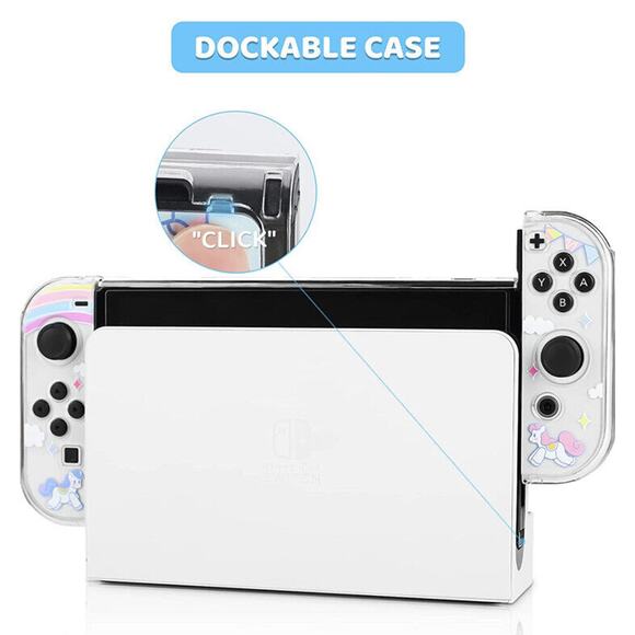 FANPL Rainbow Carousel Compatible with Nintendo Switch OLED Case Cover Unicorn - Picture 12 of 14